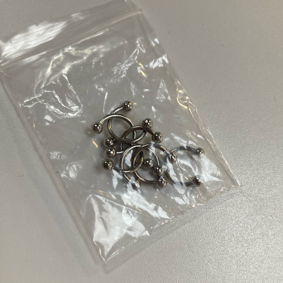 Surgical steel horseshoe septum ring cute - Picture 2 of 3